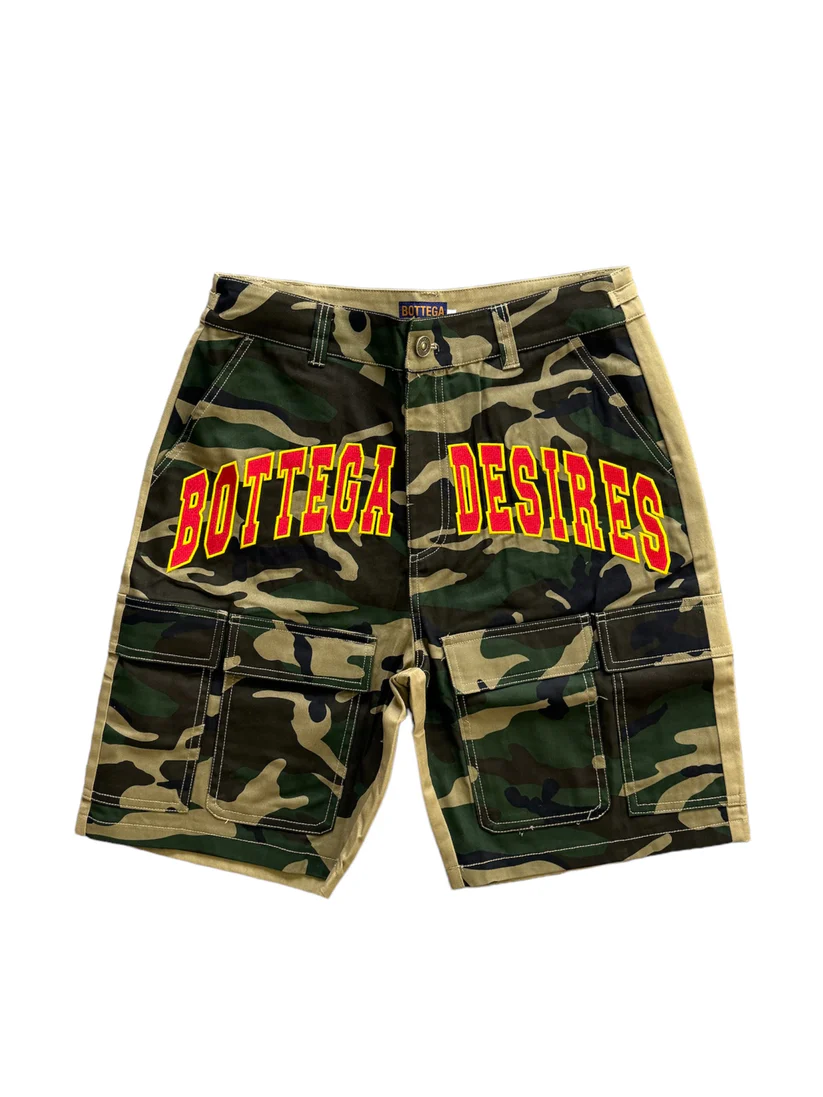 Photoroom_20240814_145144.webp Bottega Desires Camo Cargo Shorts