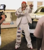 Bottega Desires Patches Zip Tracksuit Grey