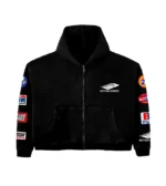 Bottega Desires Patches Zip Tracksuit Black