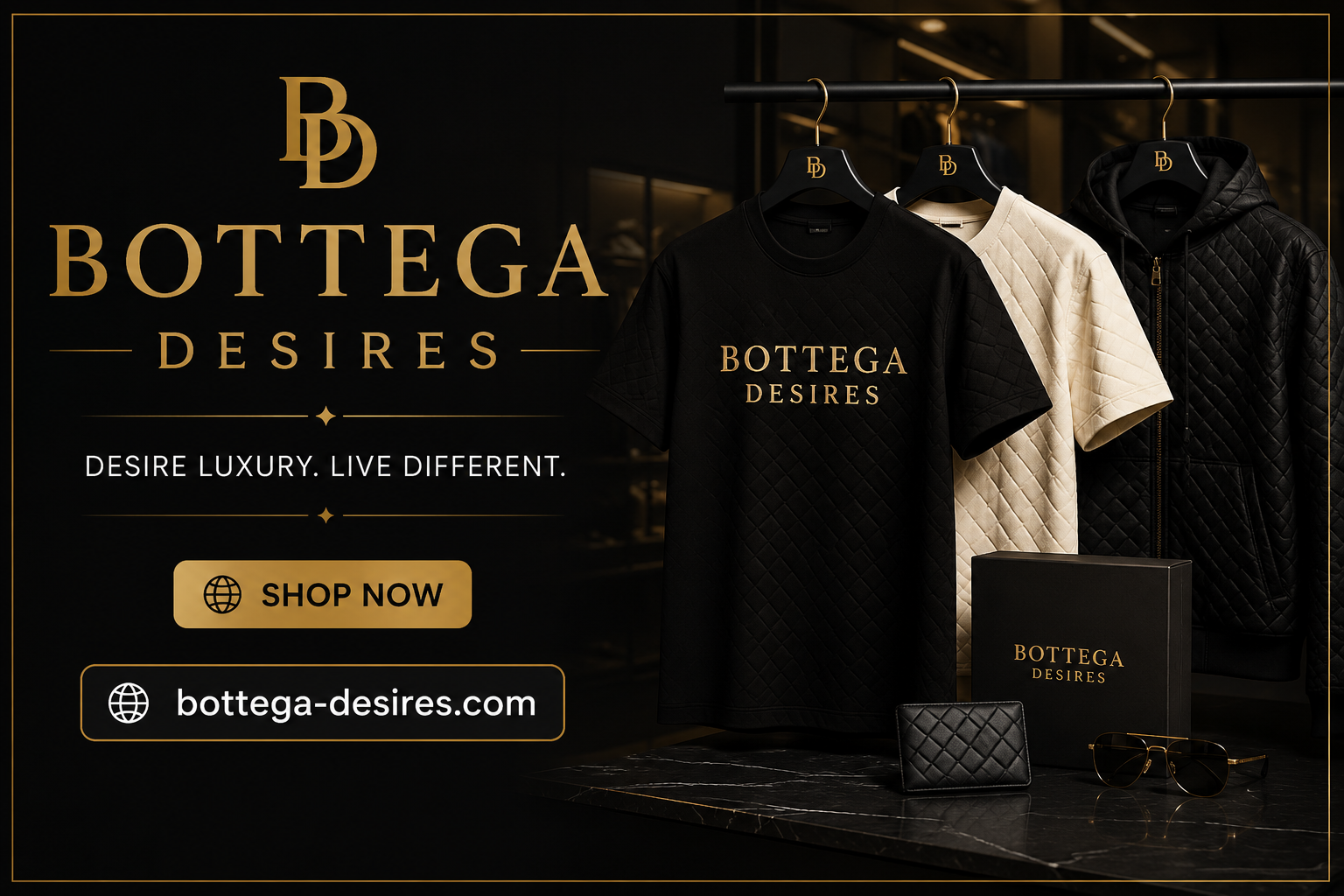 Bottega Desires | Official Bottega Desires Clothing | Shop Now
